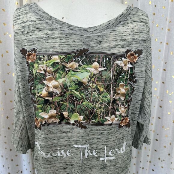 Hula Halau O Ka Ua Kani Lehua Uncle Johnny Lum Ho Dolman Sleeve Oversize Top S - Picture 5 of 5